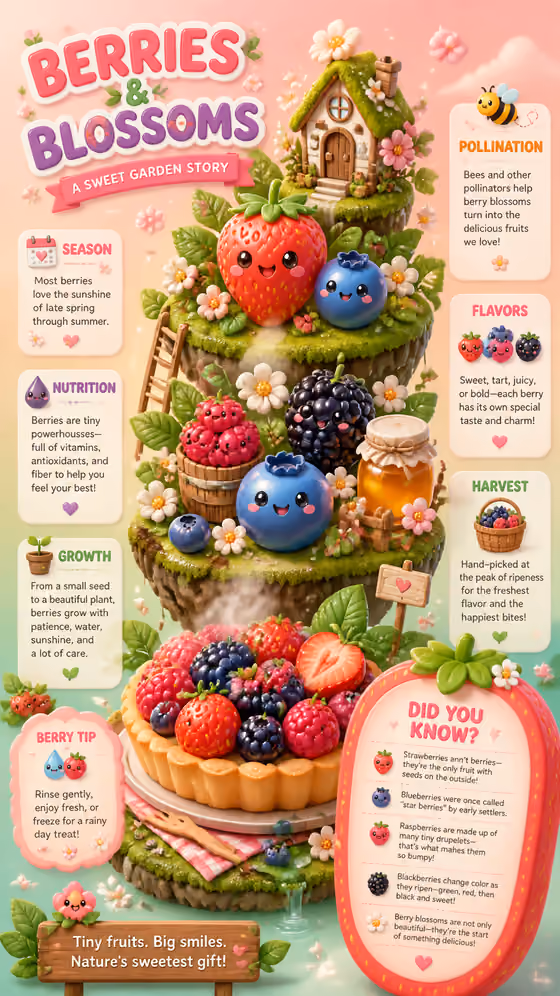 Berry Garden Infographic
