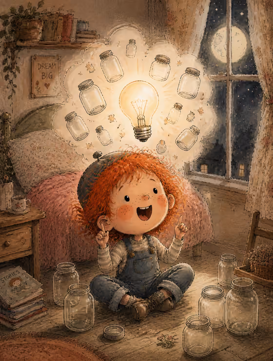 Lightbulb Idea Moment