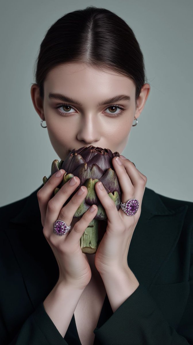 Artichoke Muse Portrait