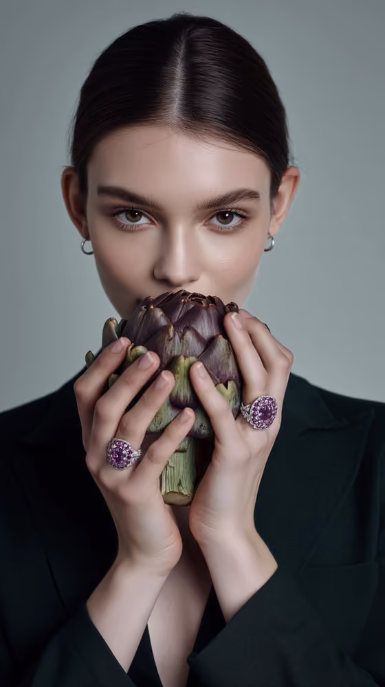 Artichoke Muse Portrait template result