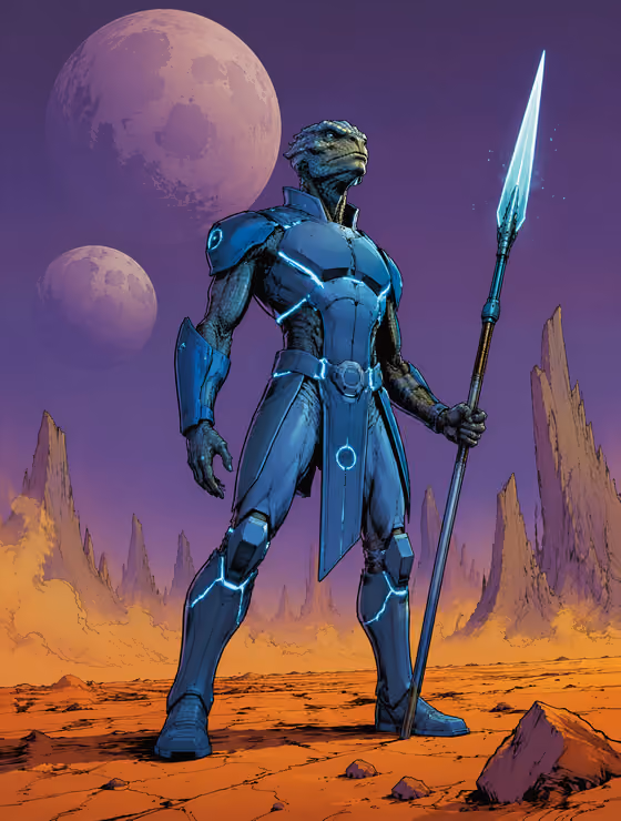 Heroic Alien Soldier