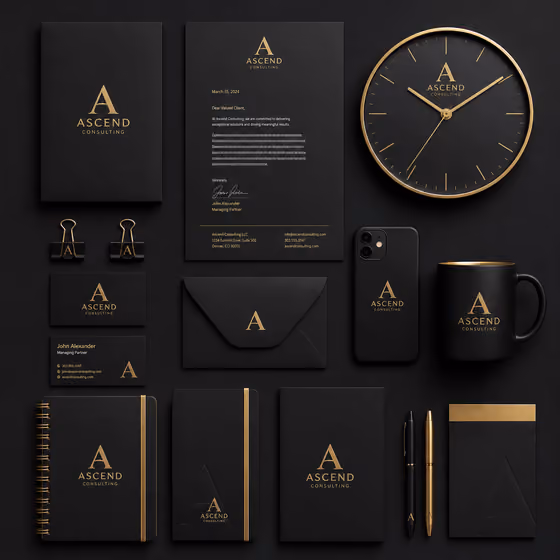 Branding Kit Flat Lay