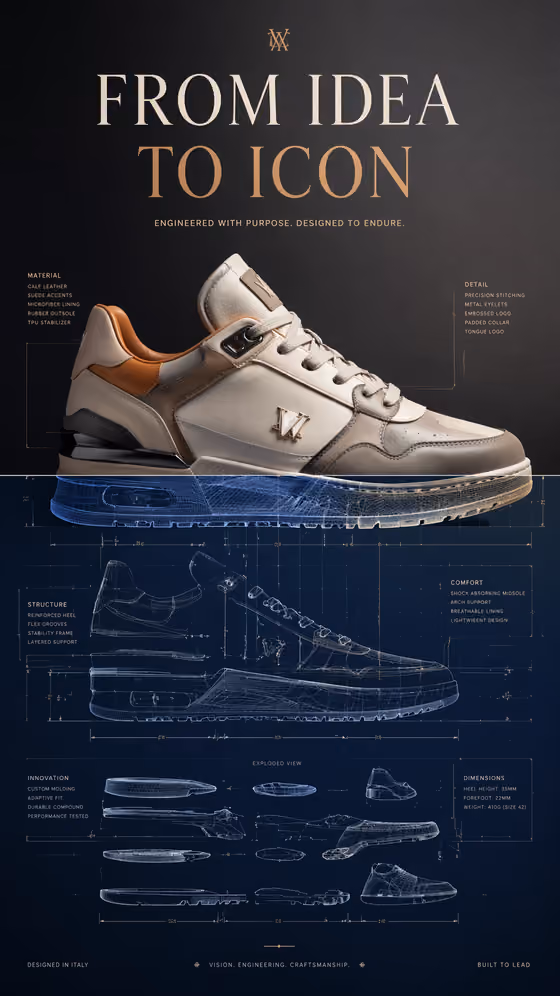 Blueprint Sneaker Poster