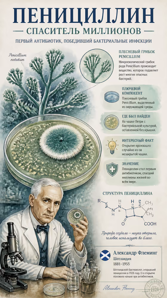 Penicillin Discovery Poster