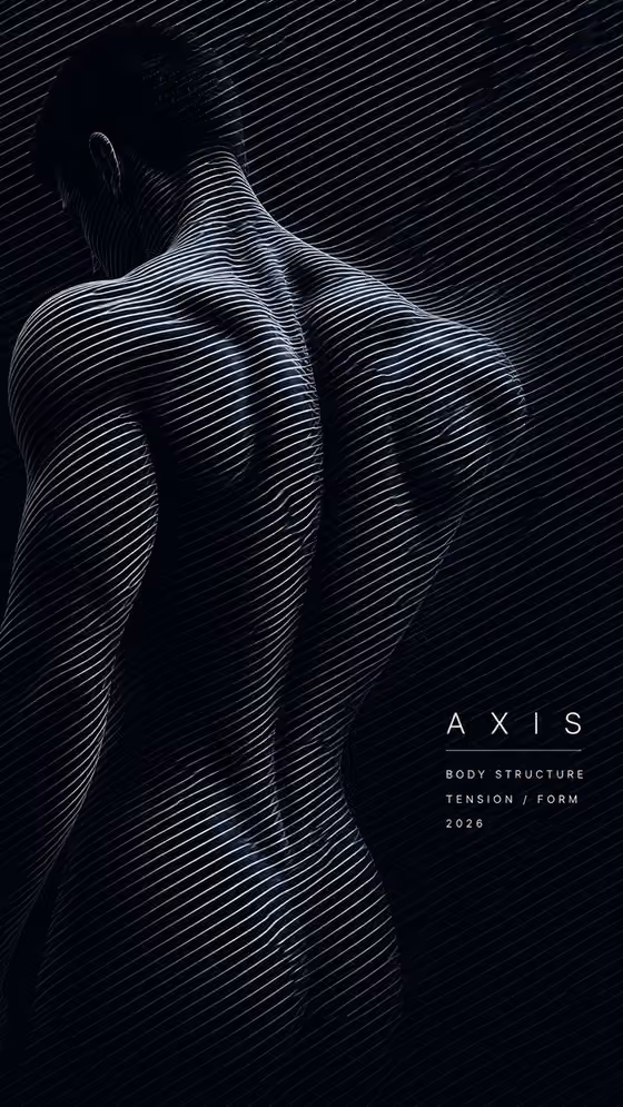 Op Art Line Poster