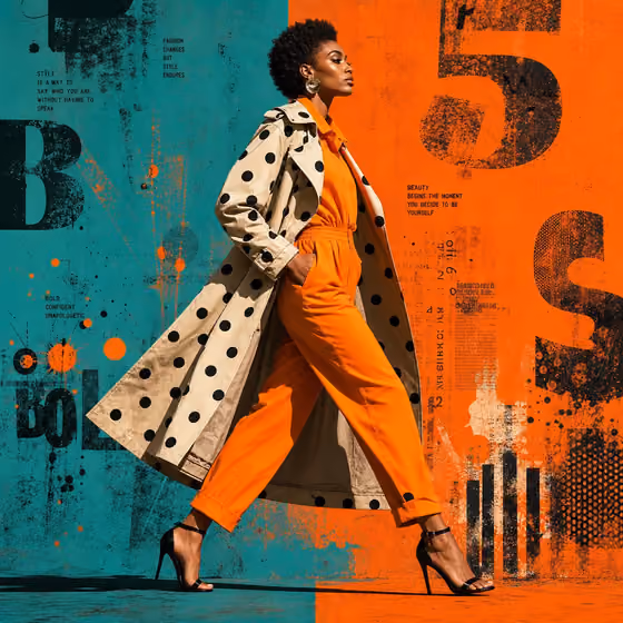Fashion Editorial Portrait template result