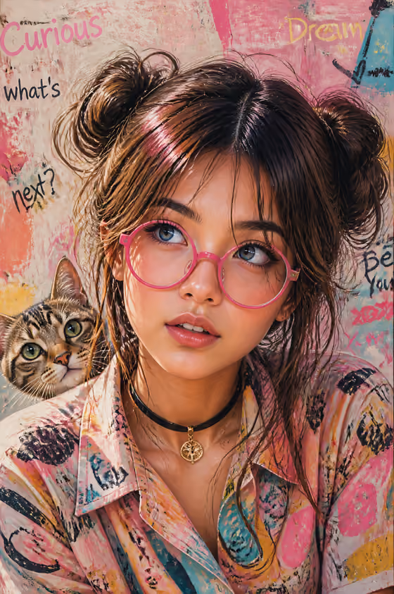 Quirky Pop Portrait
