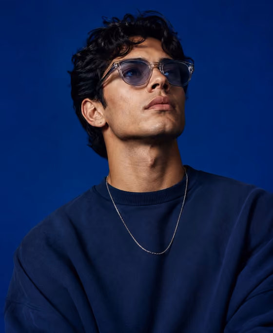 Cobalt Fashion Portrait