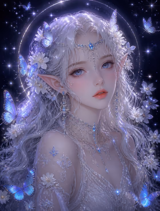 Ethereal Fairy Oil Portrait