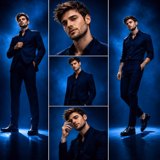 Fashion Editorial Triptych