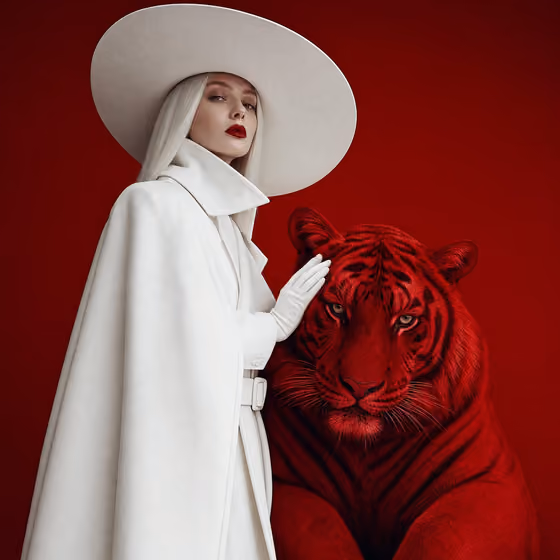 Crimson Fashion Editorial