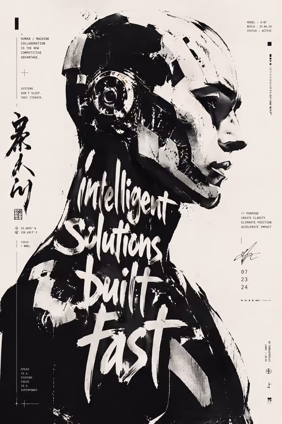 Ink Stencil Poster