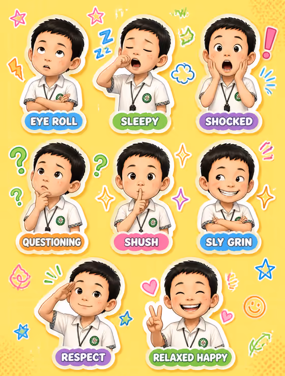 Cartoon Sticker Pack