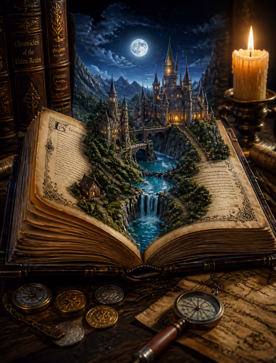 Magic Book Landscape
