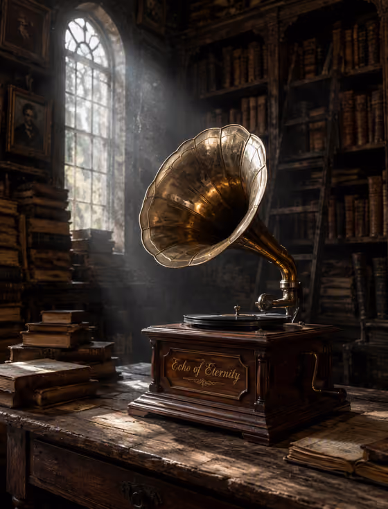 Forgotten Library Still Life