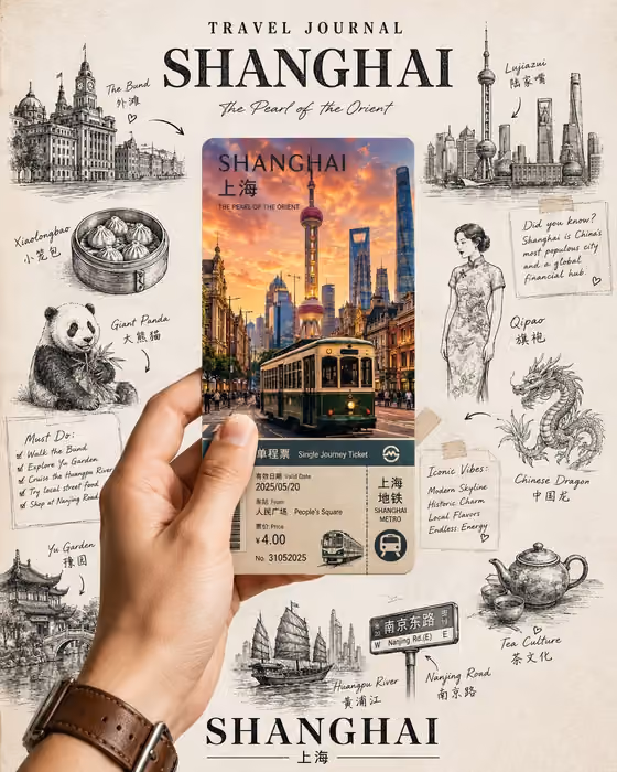 Travel Journal Collage