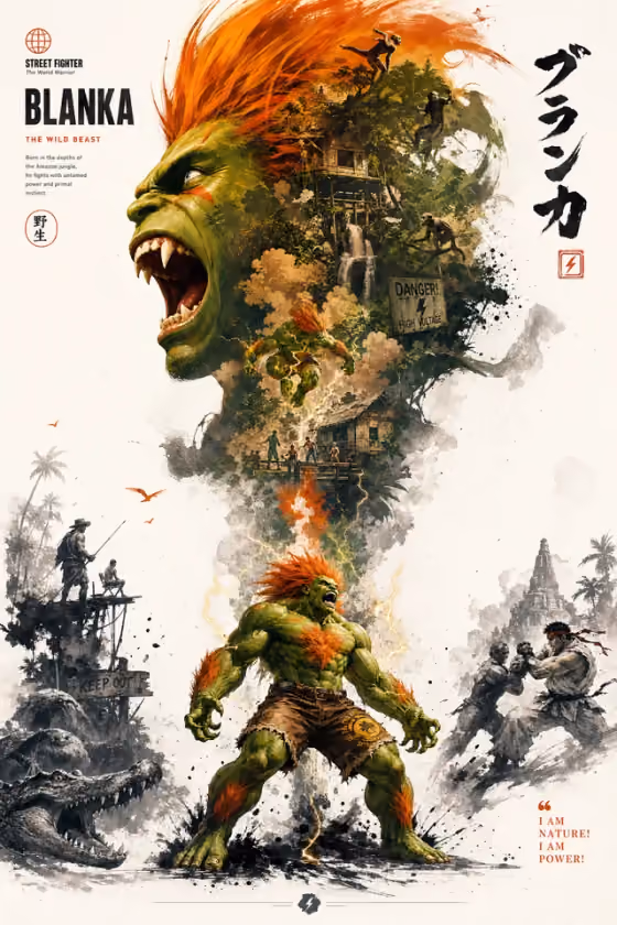 Blanka Propaganda Poster template result