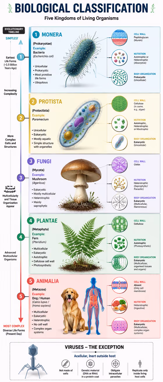 Five Kingdoms Infographic