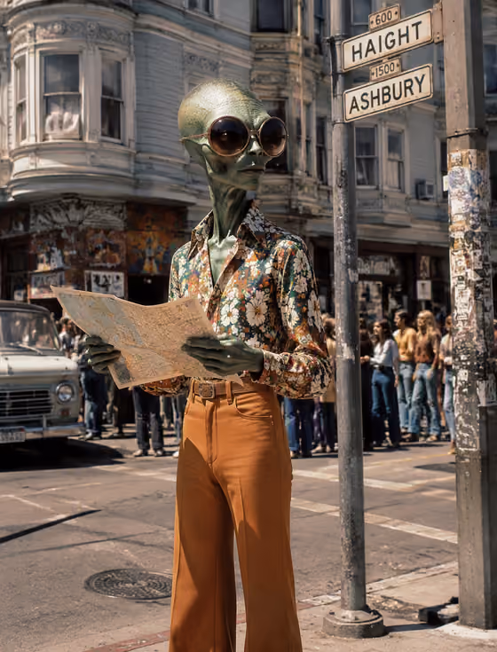 Vintage Alien Tourist