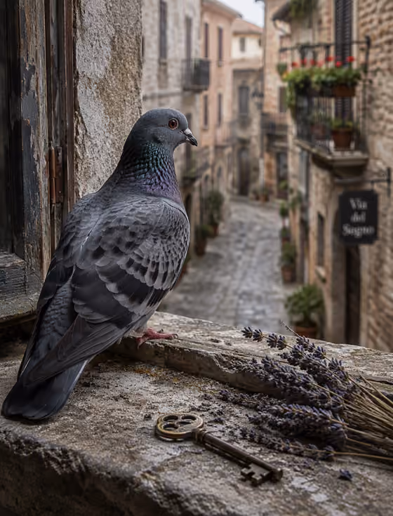 Dove on the Windowsill