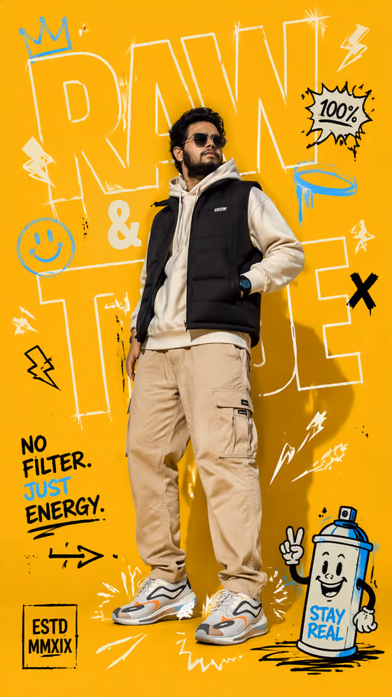 Streetwear Graphic Collage