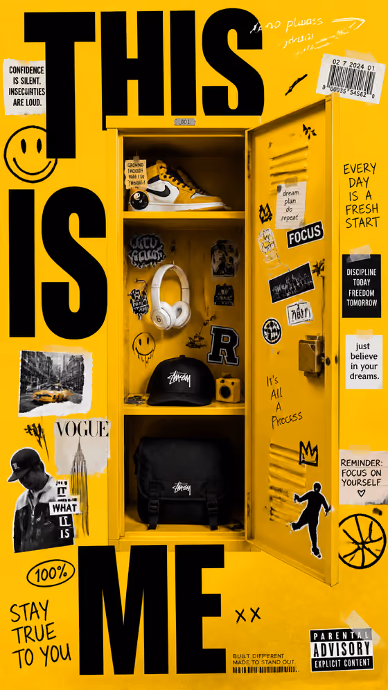 Locker Life Poster template result