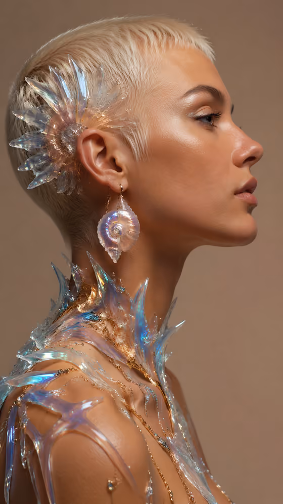 Cold Beauty Portrait