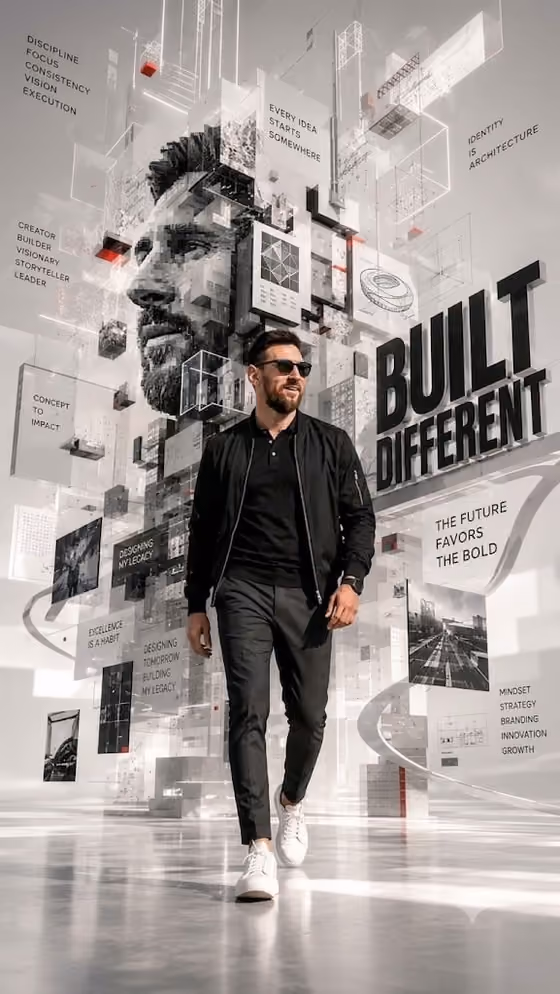 Built Different Poster template result