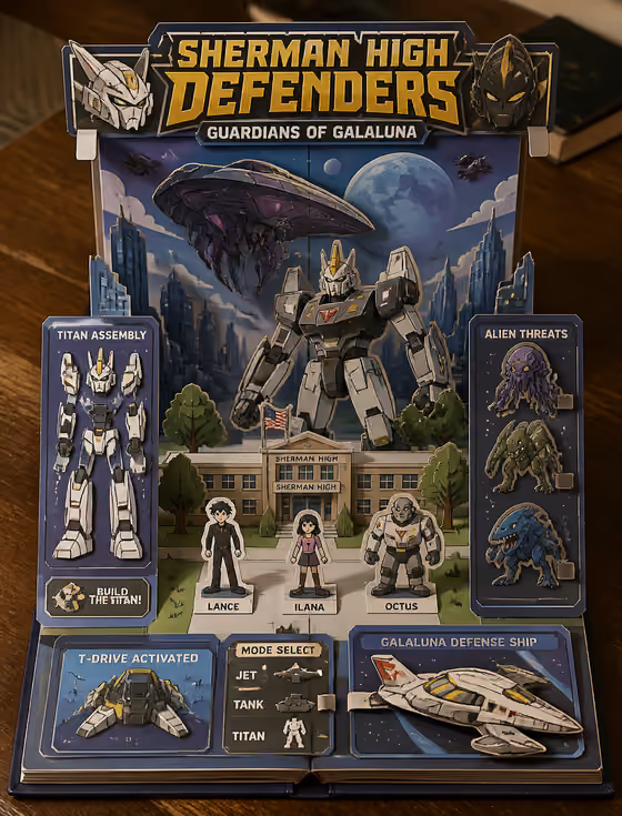 Pop-Up Papercraft Diorama