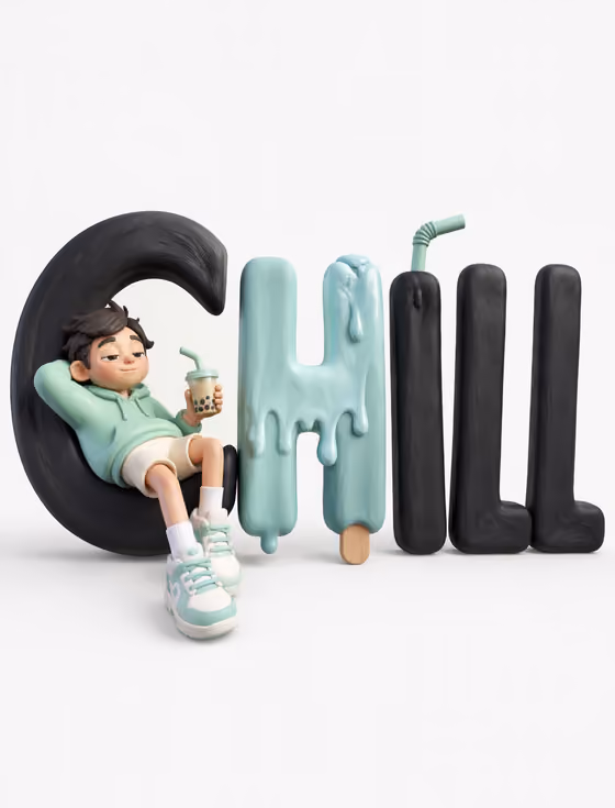 Clay Letter Lounger