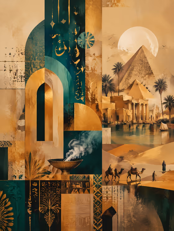 Abstract Heritage Art