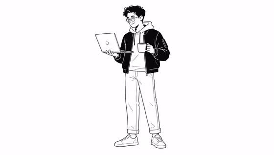 Minimalist Line Illustration