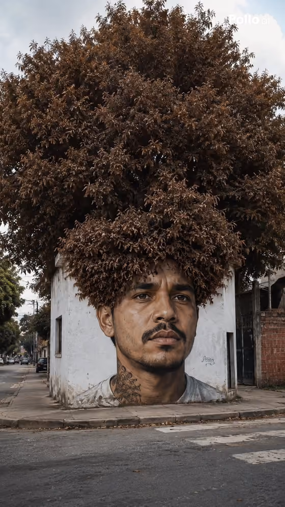 Tree Hair Mural