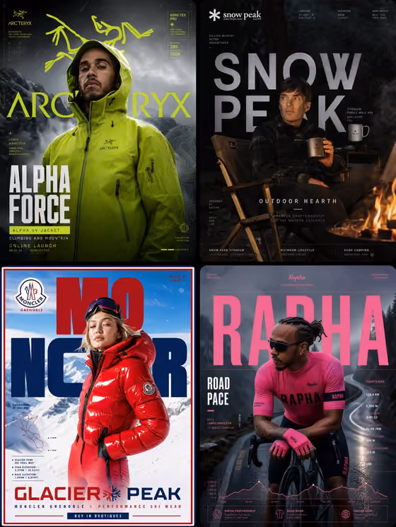 Outdoor Athlete Poster