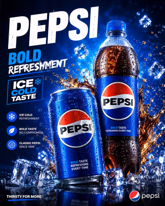 Soda Splash Poster