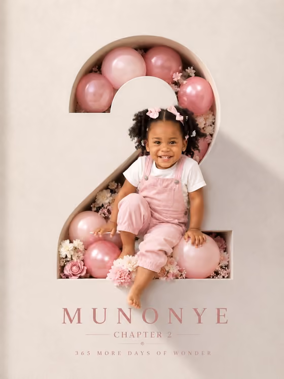 Carved Number Birthday Poster
