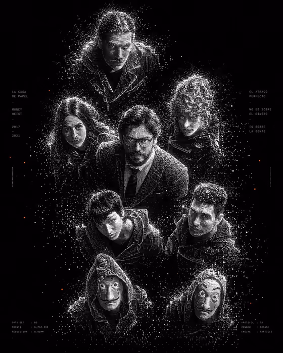 Particle Render Poster