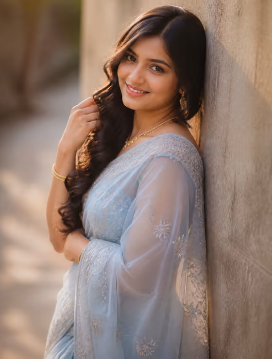 Saree Editorial Portrait