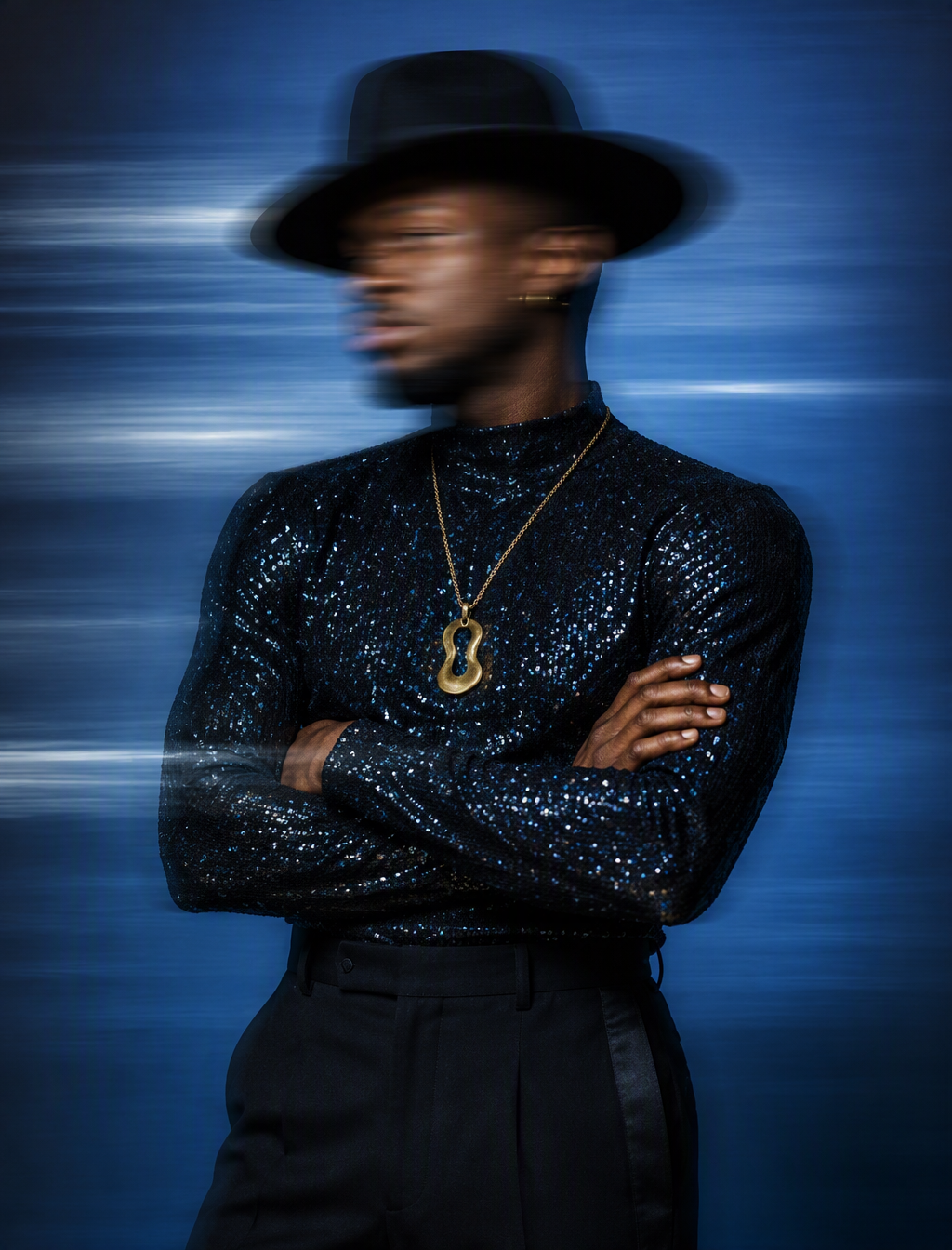 Motion Blur Fashion Portrait
