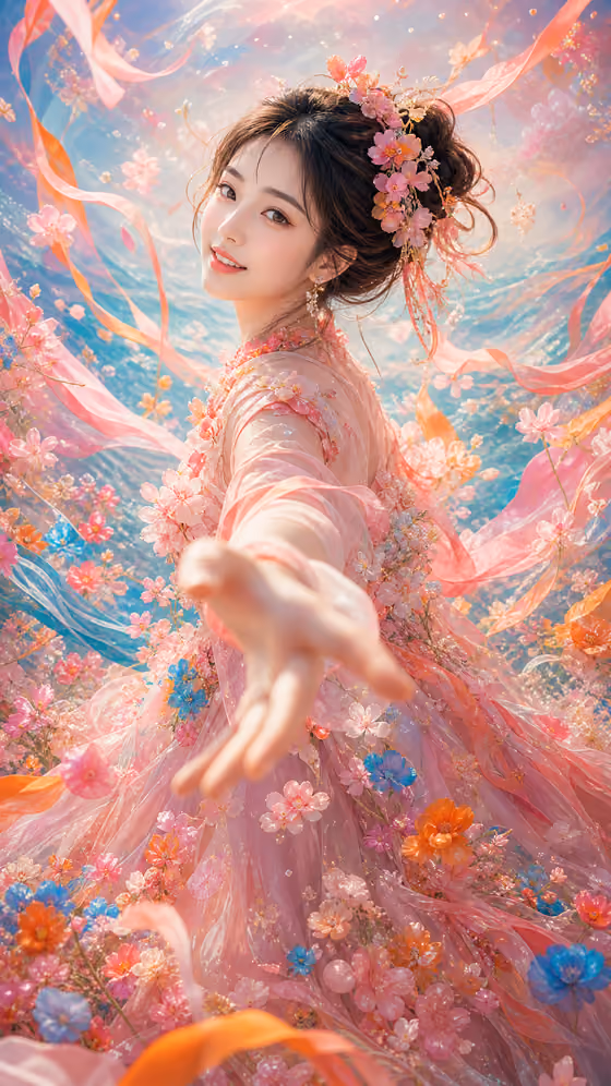 Flower Fairy Portrait