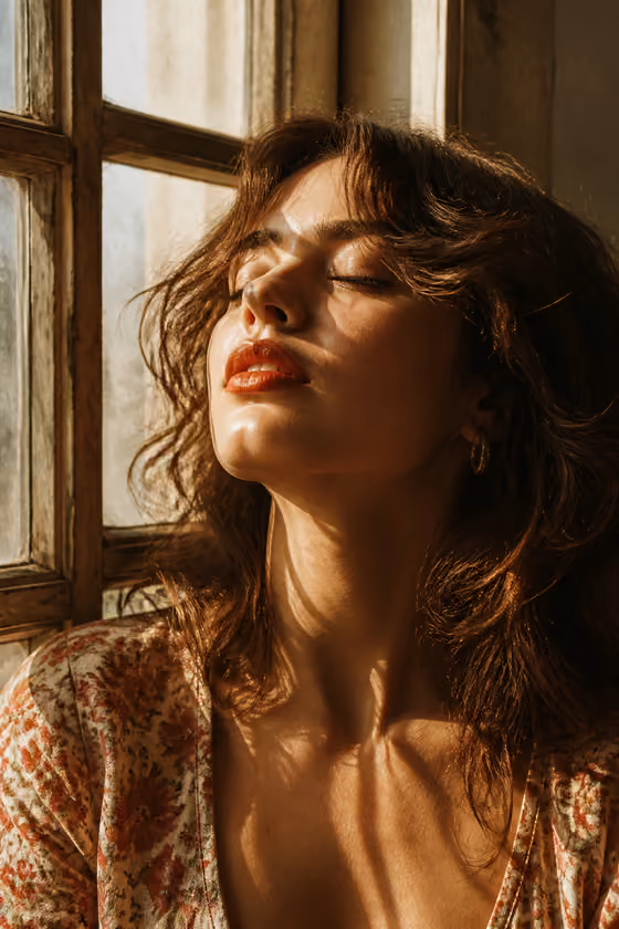 Vintage Window Portrait