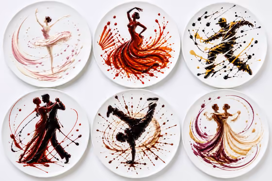 Sauce Dance Plates