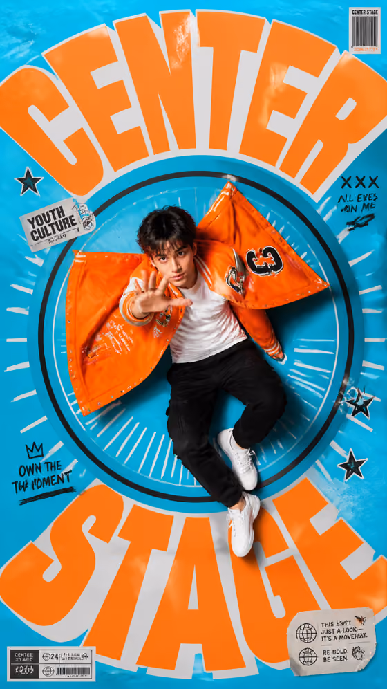 Radial Fashion Poster