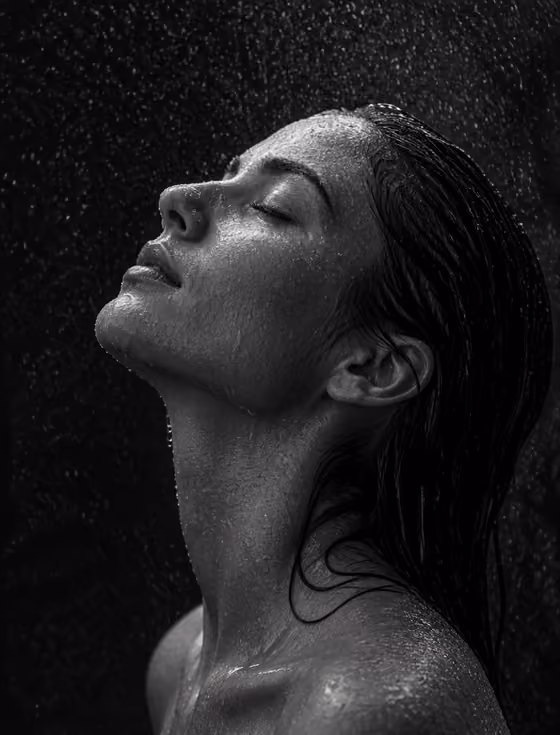 Monochrome Water Portrait