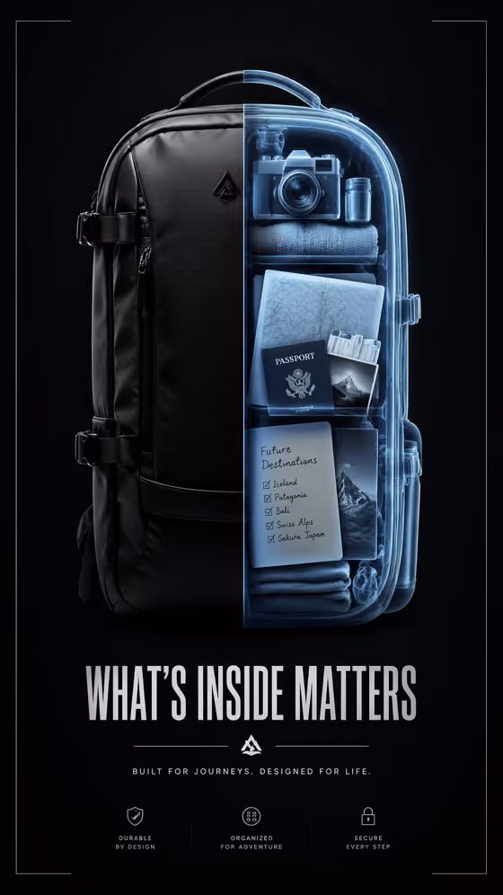 X-Ray Backpack Ad