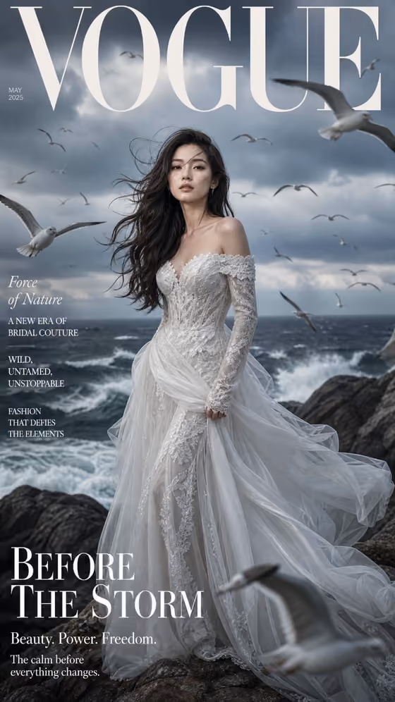 Stormy Bridal Cover
