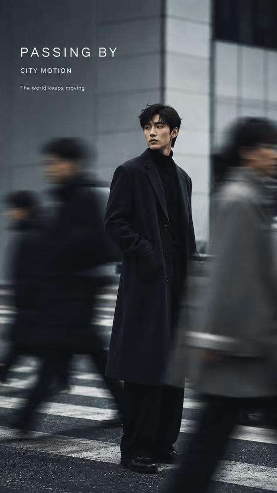 Slow-Shutter Fashion Poster