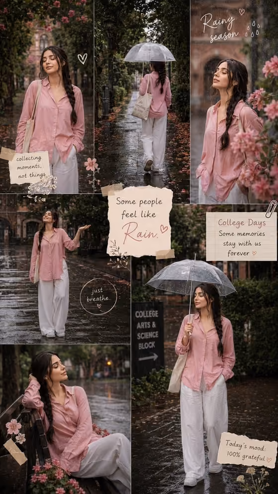 Rainy Campus Collage