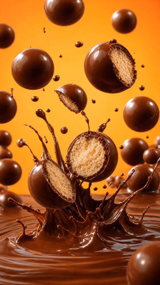 Chocolate Product Ad