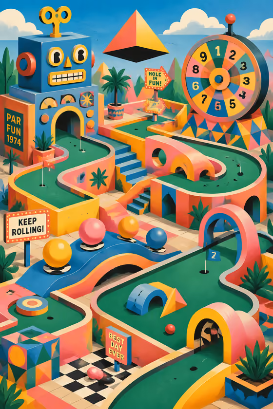 Retro Mini-Golf World